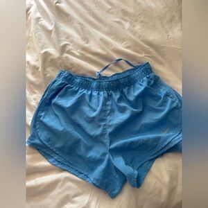 blue nike running shorts